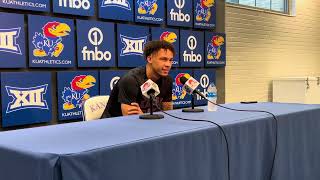 Zeke Mayo talks about his play this season ahead of KU’s game against UNCW