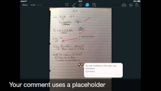 Giving feedback Showbie an Easy Way