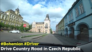 Drive Country Road in Czech Republic / Bernardov-Přelouč-Pardubice-Chrudim #Bohemian #Driver