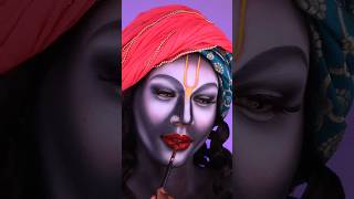 banke bihari makeup 😱😍 #holi #holimakeup #bankebihari #krishnamakeup #krishna #bankebiharimakeup