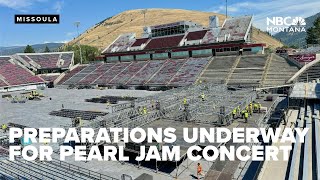 Preparations underway for series of concerts at Washington Grizzly Stadium in Missoula