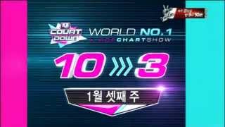 2013.1.17 Mcountdown This Week TOP 3~10