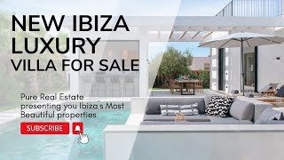 Modern Luxury in Ibiza: Smart Home Villa with Sea \u0026 Hills Views + Elevator! 300.9.407