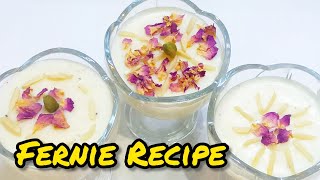 Easy recipe firni | quick ferni |  phirni recipe desser