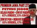 SELASA PAHING + JUM’AT PAHING 67% Sukses 33% Gagal | JUM’AT PON + MINGGU KLIWON 83% Sukses 17% Gagal