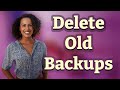 How Do I Quickly Identify Old iCloud Backups to Delete?
