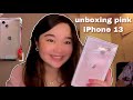 iPhone 13 pink unboxing vlog | MICAH LOZANO