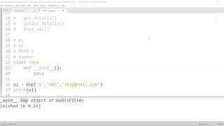 Python Object Oriented Programming Part1 | Feb 11