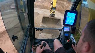 GPS Final Trim of the Shed Pad in the Digger