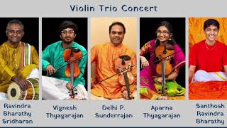 MIP2023 Concert 1 - Violin Trio Concert - Thani Avarthanam