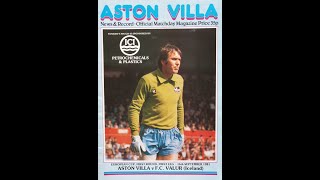 Aston Villa 5 Valur 0 - European Cup 1st Rd 1st leg - 16th Sept 1981