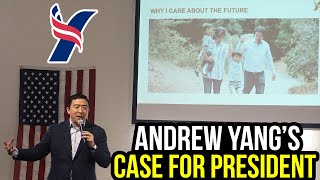 Andrew Yang Makes His Case for the Presidency