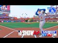 MLB The Show 24 Los Angeles Dodgers vs Philadelphia Phillies - Gameday - Gameplay PS5 HD 60fps