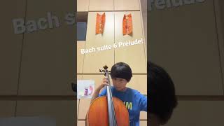 Bach suite 6 Prélude!