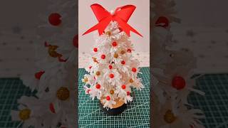 DIY Xmas Tree Decoration Made With Paper #christmas #merrychristmas #craft #diy