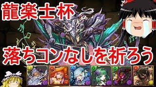 【パズドラ】 龍楽士杯　落ちコンなしバッジなしでも頑張る！