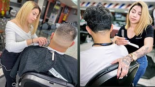 💈 Amazing Female Barber - Best Female Barbers in the World 💈