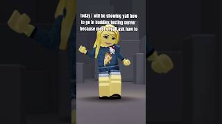 How to join baddies testing server tut. #robloxbaddie #roblox #baddie