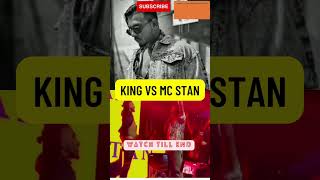 king vs mc stan | DesiRapCollection #mcstan #king #liveperformance #shorts #ytshortsindia #trending