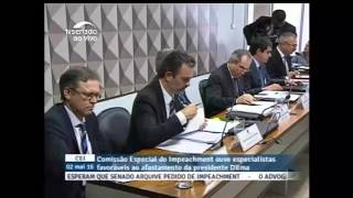 Comissão do impeachment ouve advogado Fábio Medina Osório