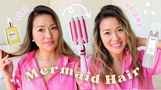 MERMAID HAIR TUTORIAL ✨ secret to adding volume to FINE hair!