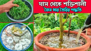 ঘাস থেকে তৈরি করুন শক্তিশালী জৈব সার |  জৈব সার তৈরি পদ্ধতি | Compost