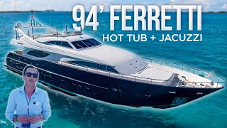 94 Ferretti Yacht Walkthrough [DREAM CHASER]