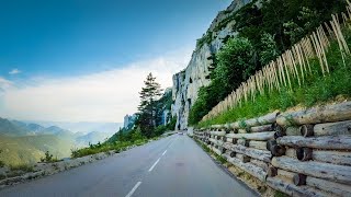 Driving the Col de Rousset, France