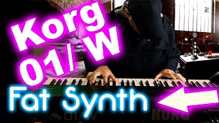 Explore the Iconic Korg 01/W: Prog A42 Fat Synth | Synth Enthusiasts Rejoice!