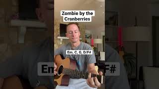 Zombie - Easy Beginner Song #guitartutorial #guitar #guitarchords #guitarcover