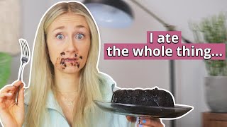 What I Learned After Eating A Whole Cake By Myself [To Not Do it Again!]