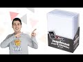 BCW Topload Card Holder for Standard Trading Cards // Toploader Unboxing