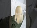 ここからホワイトブロンドに🌿 カラー直し カラー 美容師 美容室 黒染めからハイトーン ホワイトカラー ブリーチ失敗 ブリーチ ヘアカラー失敗 ハイトーン失敗 ヘアカラーお直し