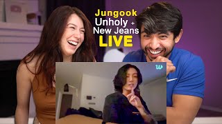 Jungkook Singing Unholy & New Jeans Live on Karaoke!
