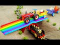 Top diy tractor making mini Concrete bridge #1 | diy bridge | @KeepVilla | COA TRACTOR