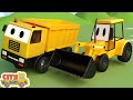 tractorRepair by construction Vehicles - Bulldozer, Excavator ,Wheel Loader and Dump Trucks for Kids