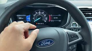 Ford Fusion – How to brighten/dim instrument panel lights