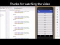 Scrollview using android studio