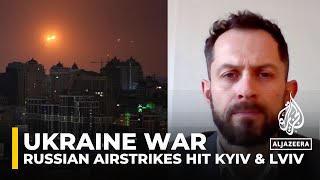 Ukraine war: Russian airstrikes hit Kyiv and Lviv; missile breaches Polish airspace