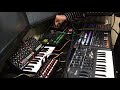 DrumBrute Impact, MicroBrute, SE-02, Volca Keys & Digitakt (synth jam 2019 #34)