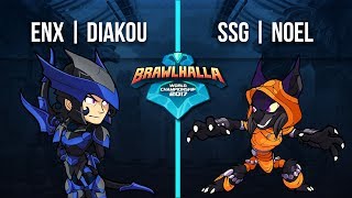 ENX | Diakou Vs. SSG | NoeL - 1v1 Top 32 - Brawlhalla World Championship 2017