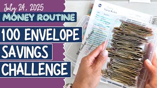 Money Routine | 100 Envelope Savings Challenge