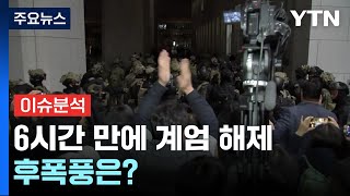 '한밤중의 비상계엄령' 6시간 만에 해제...후폭풍 불가피 / YTN