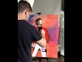 the weeknd oil painting first layer timelapse jct art