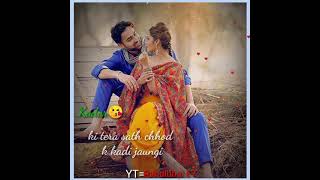 Cute couple love feeling status||new romantic status video Hindi Song watsapp status full screen2021