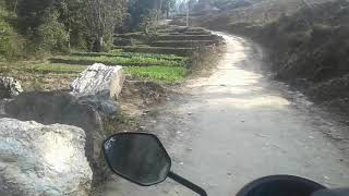 Dhading ko khani gau ko mathilo highway pugnae shortcut offroad bato 😆😆😆😆😎😎😎👍👍👍