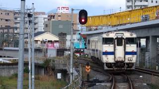 指宿枕崎線キハ47形 谷山駅発車 JR-Kyushu Ibusuki-Makurazaki Line KiHa47 series DMU