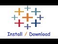 Download And Install Tableau