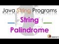 91 Java String Palindrome Program |