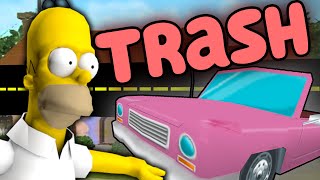 Can You Beat The Simpsons Hit & Run With the WORST Car?